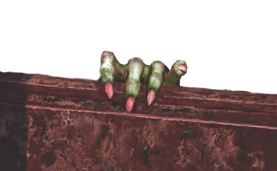 spooky hand transparent